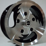 6 X 14 BK-932 5X160 ET20 65.1 BLACK MACHINED
