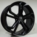 8 X 18 BK-5620 5X112 ET45 57.1 MAT BLACK XL